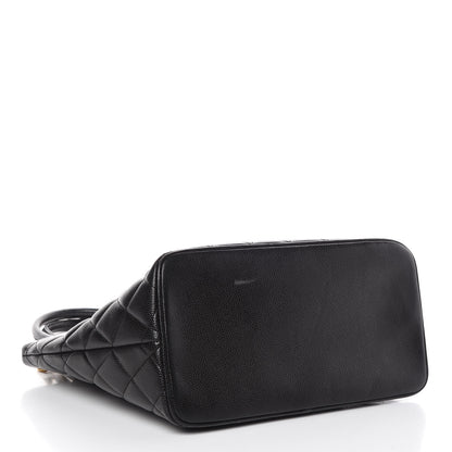 Chanel Caviar Quilted Medallion Tote Black 4 of 14