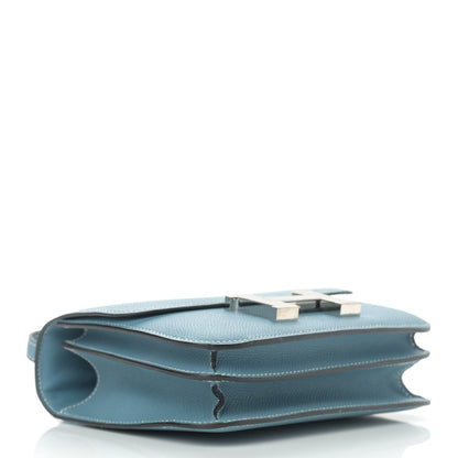 Hermes Epsom Constance 18 Blue Jean 4 of 14