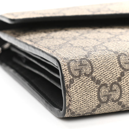 Gucci GG Supreme Monogram Mini Dionysus Chain Wallet Beige Black 7 of 8