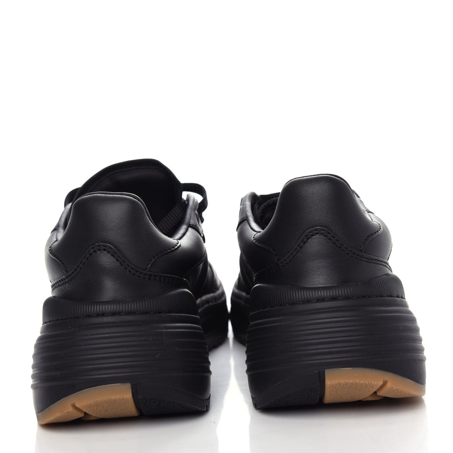 Calfskin Womens The Speedster Sneakers 37.5 Black