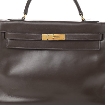 Hermes Box Kelly Retourne 32 Chocolate 8 of 21
