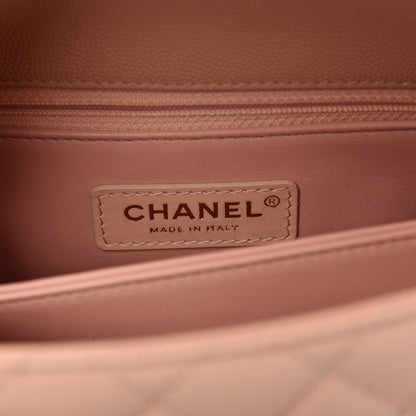 Chanel Caviar Quilted Mini Coco Handle Flap Light Pink 8 of 10