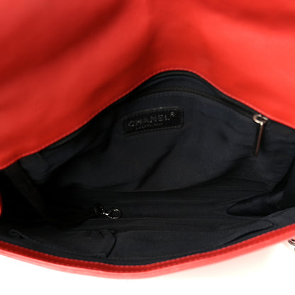 Chanel Calfskin Quilted Large Boy Flap Red 5 of 10