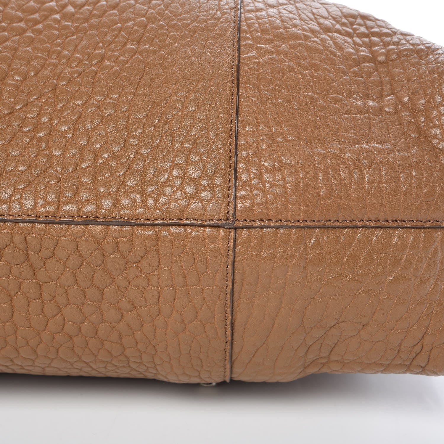 Jimmy Choo Grained Lambskin Studded Lockett Shopper Tote Tan 15 of 16