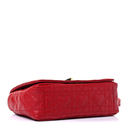 Christian Dior Calfskin Cannage Dioramour Small Caro Bag Bright Red 5 of 8