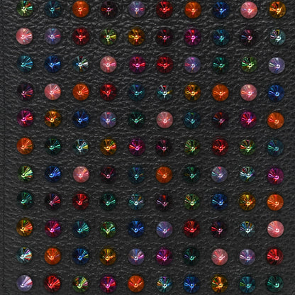 Christian Louboutin Empire Calfskin Spikes Loubilab Clutch Black Multicolor 8 of 10