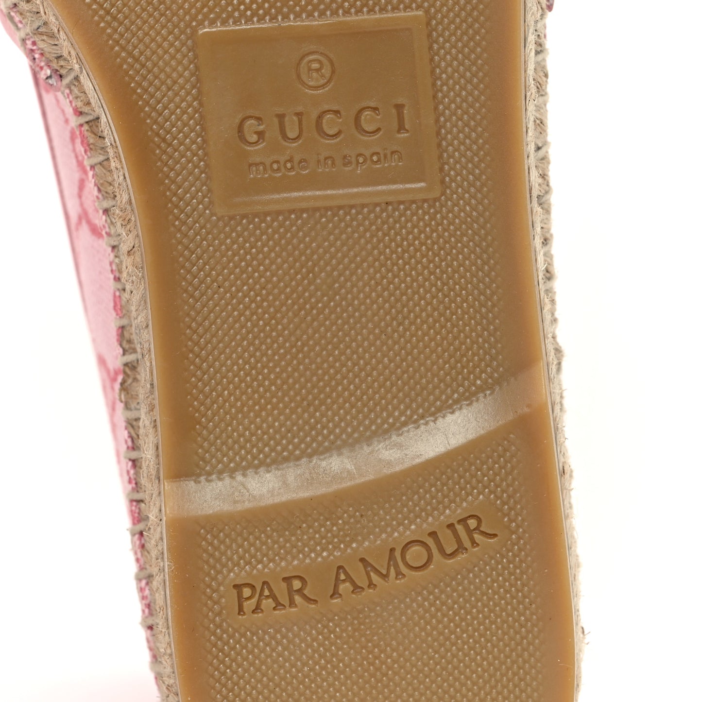 Canvas Monogram Espadrilles 37 Soft Pink