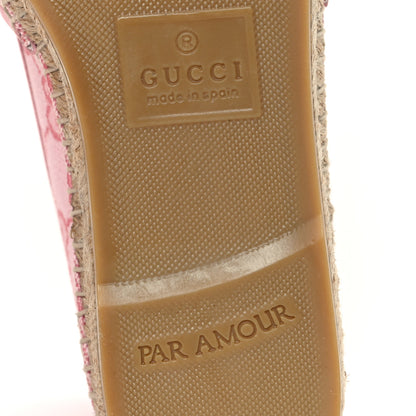 Gucci Canvas Monogram Espadrilles 37 Soft Pink 7 of 10