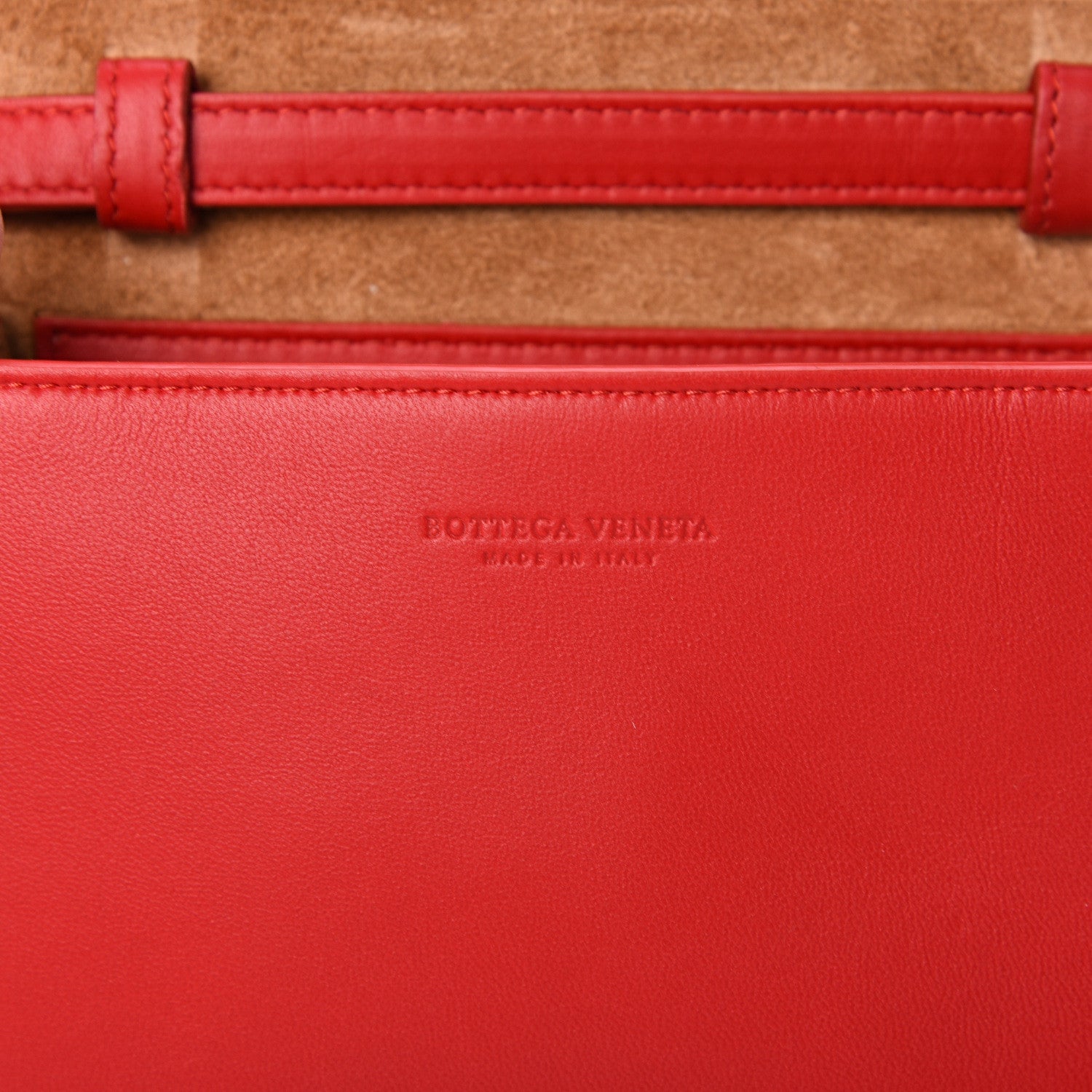 Bottega Veneta Nappa Maxi Intrecciato Mini Cassette Crossbody Bright Red 5 of 9