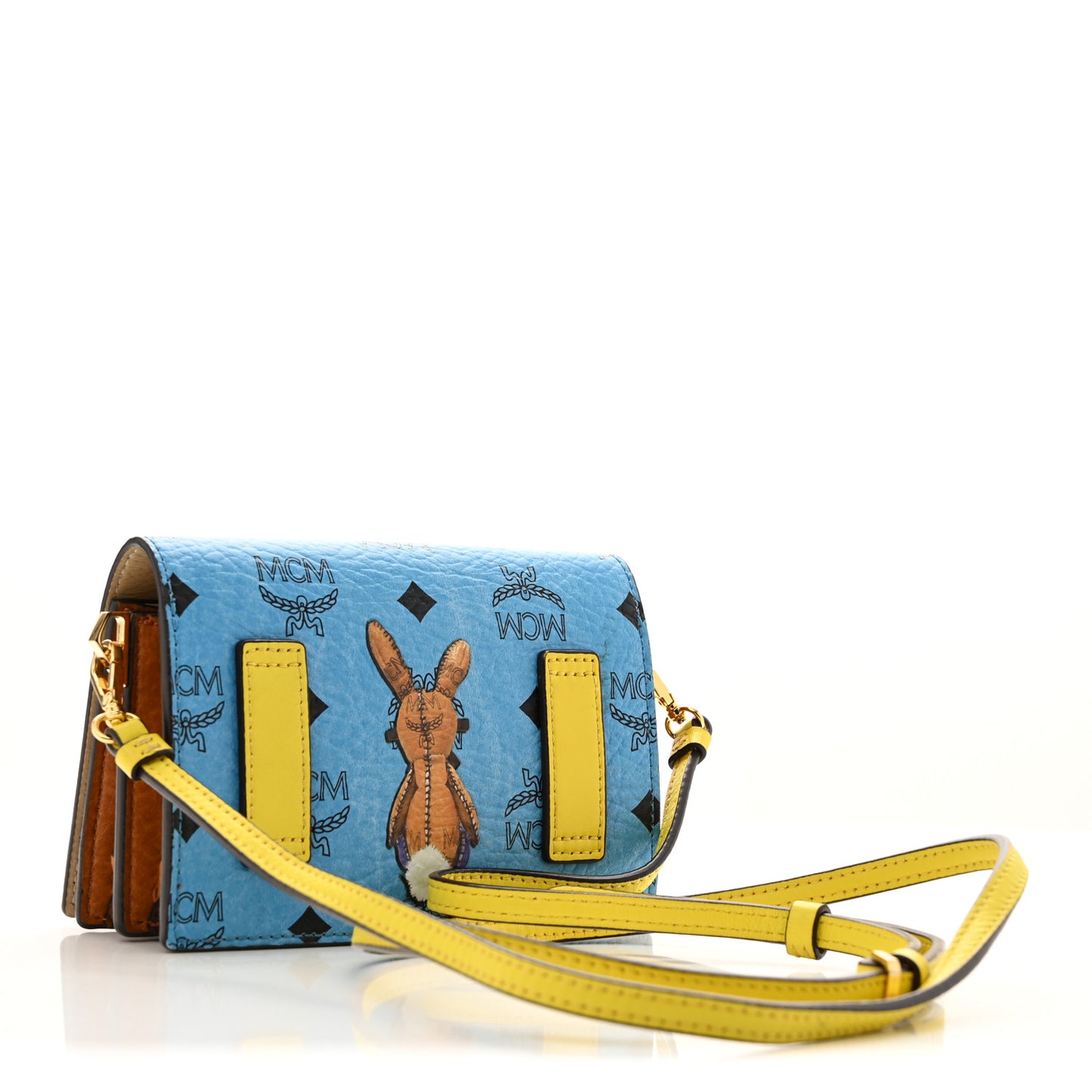 Visetos Mini Rabbit Crossbody Bag Blue Multicolor