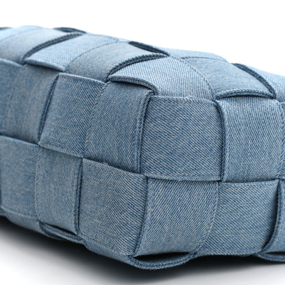 Bottega Veneta Denim Maxi Intrecciato Brick Cassette Bag Indigo 9 of 9