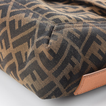 Fendi Zucca Vitello Elite Messenger Baguette Tobacco Ocra 11 of 11