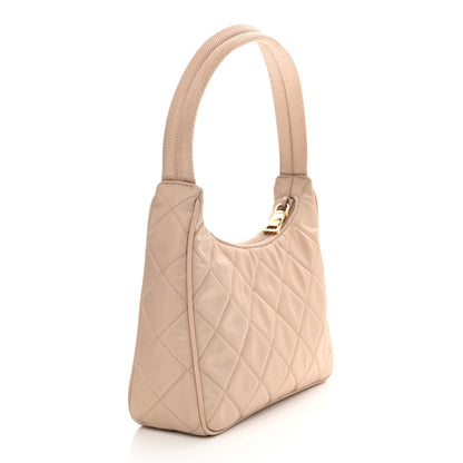 Prada Tessuto Nylon Impuntu Quilted Shoulder Bag Cammeo 3 of 10