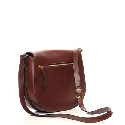 Celine Natural Calfskin Medium Trotteur Burgundy 3 of 8