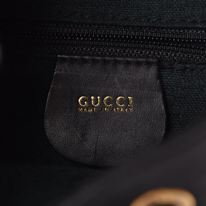 Gucci Calfskin Bamboo Backpack Black 6 of 14