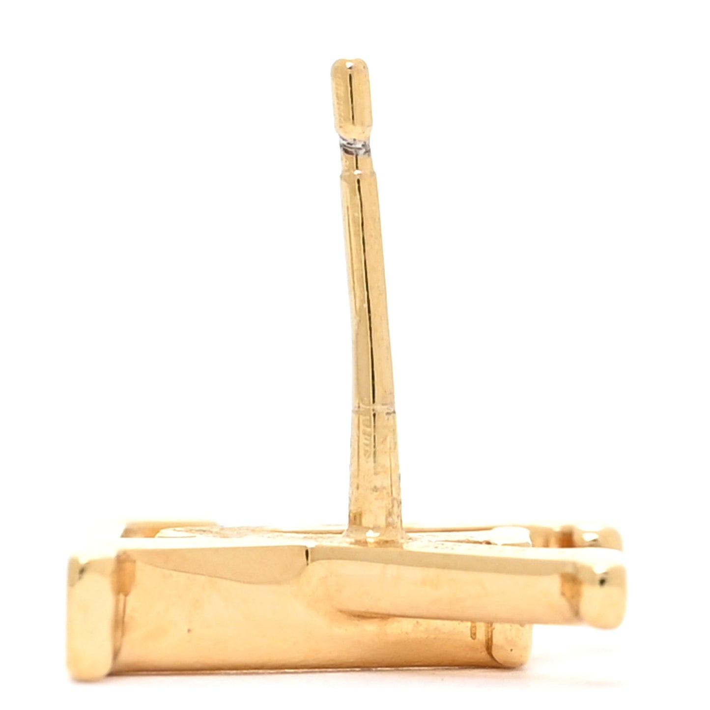 Metal LV Iconic Earrings Gold