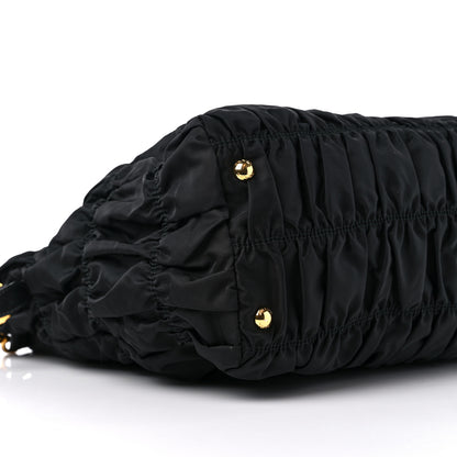 Prada Tessuto Nylon Gaufre Tote Black 7 of 11