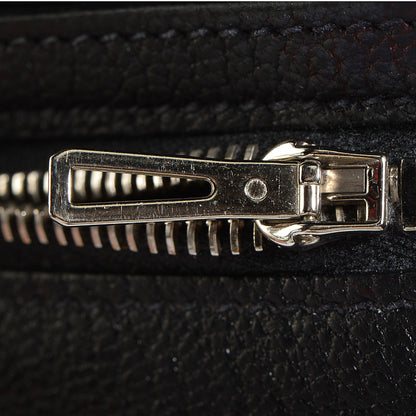 Hermes Chevre Mysore Bearn Gusset Wallet Black 10 of 13