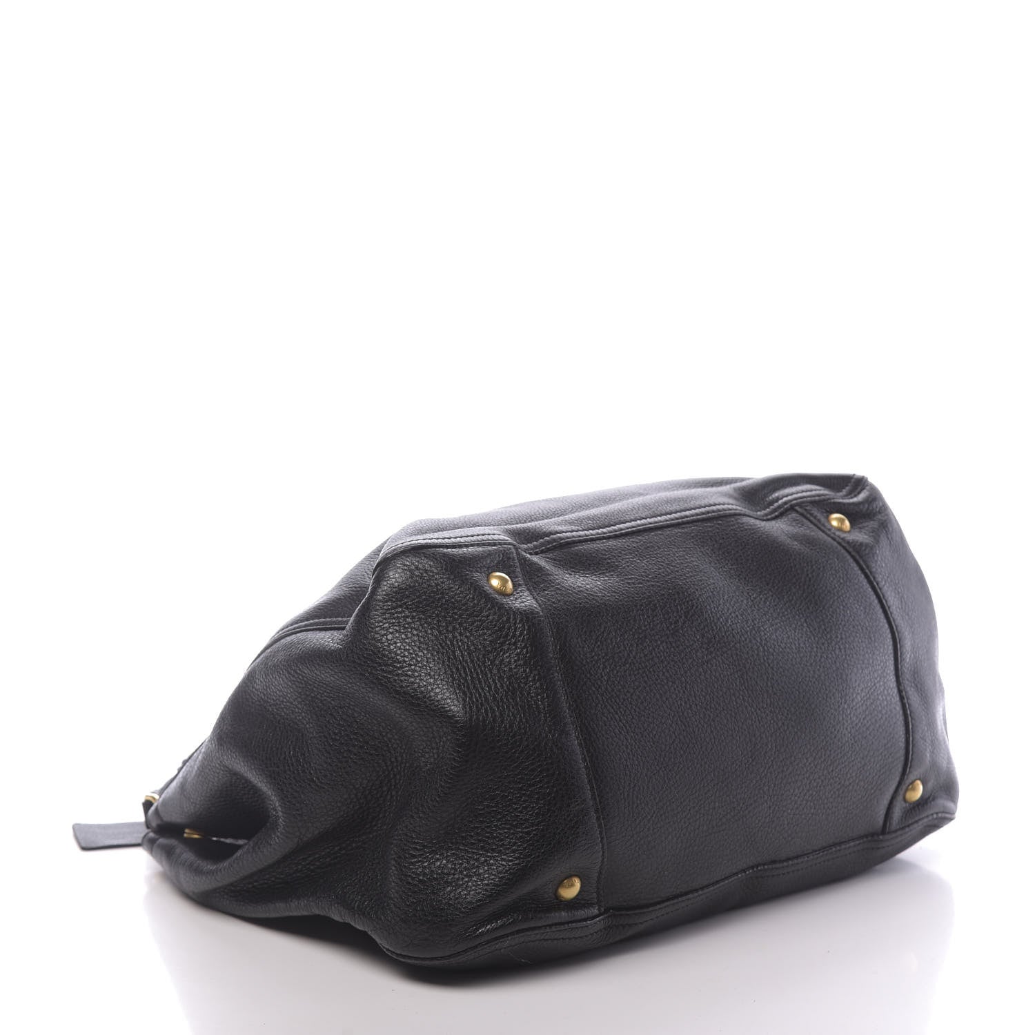 Prada Vitello Daino Tote Black 4 of 16