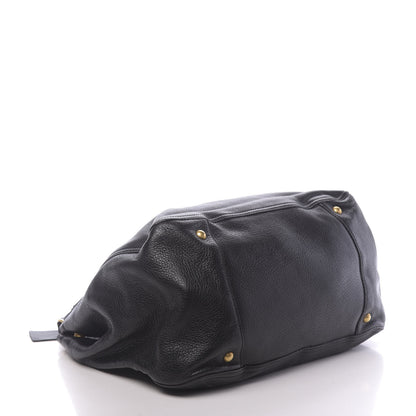 Prada Vitello Daino Tote Black 4 of 16