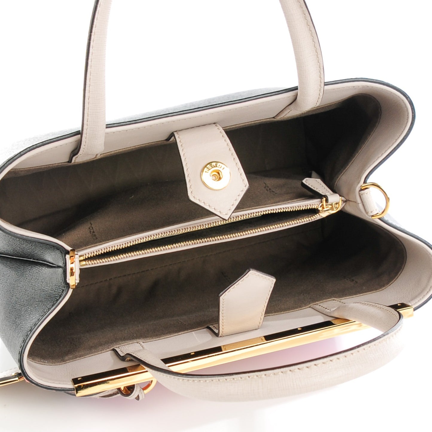 Vitello Elite Monster Petite 2Jours Tote Multicolor Black Grigio Polvere Multicolor
