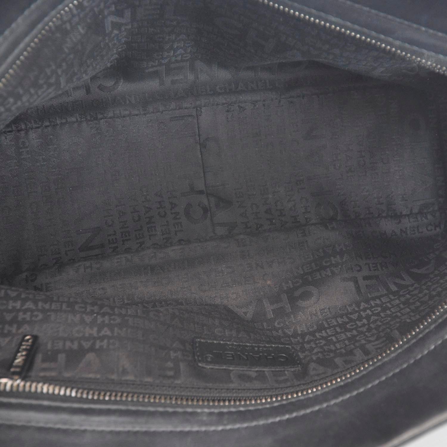 Chanel Lambskin Lax East West Shoulder Bag Black 7 of 9