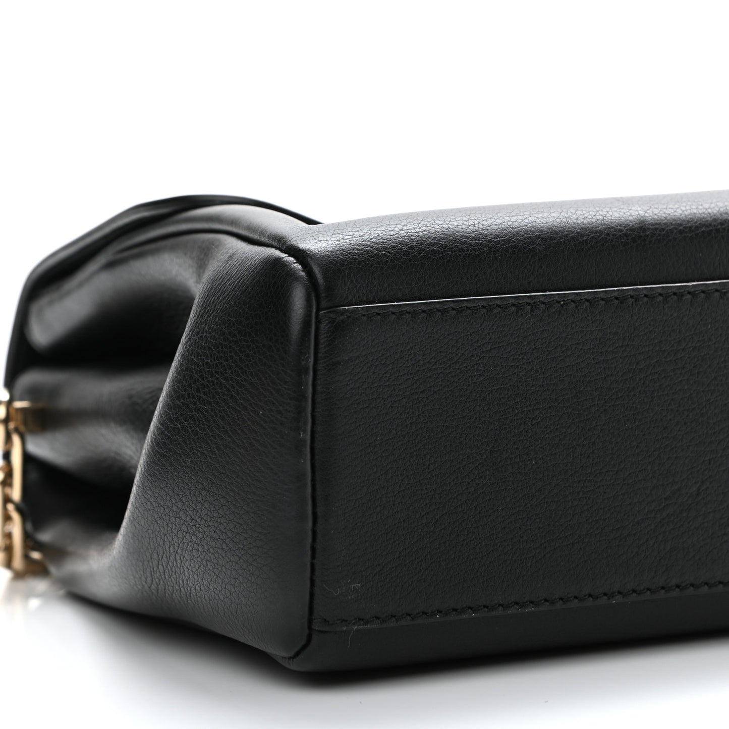 Calfskin Small Diorling Black