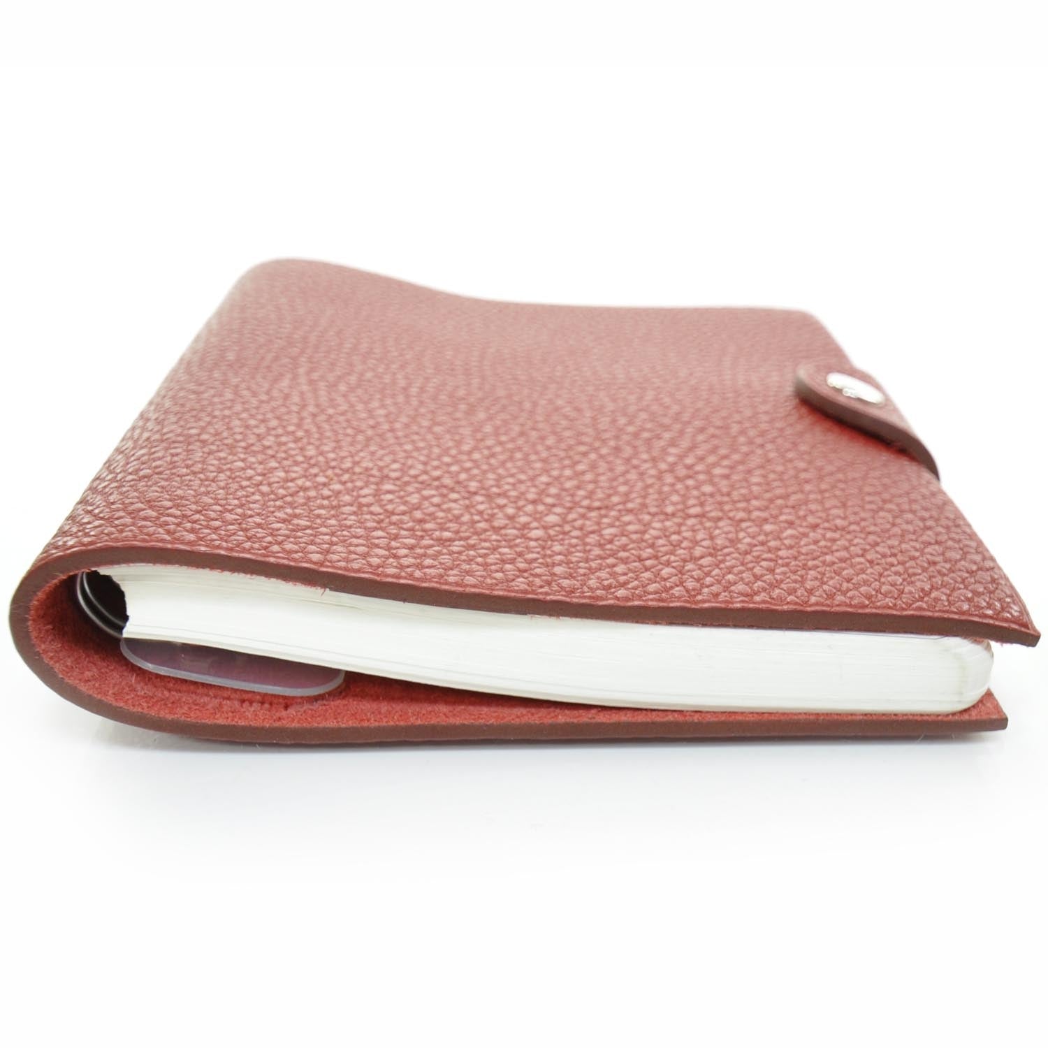 Hermes Togo Ulysse PM Notebook Cover w Refill and Carmencita Page Marker 4 of 7