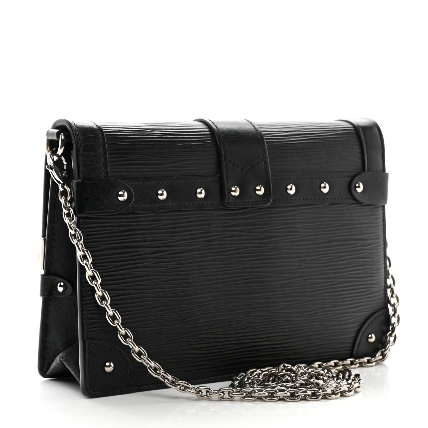 Epi Trunk Chain Wallet Black