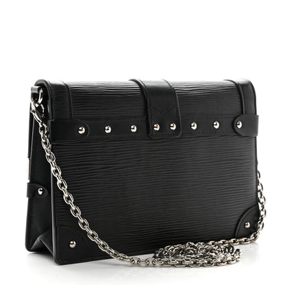 Louis Vuitton Epi Trunk Chain Wallet Black 3 of 11