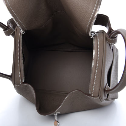 Hermes Taurillon Clemence Lindy 30 Etoupe 5 of 11