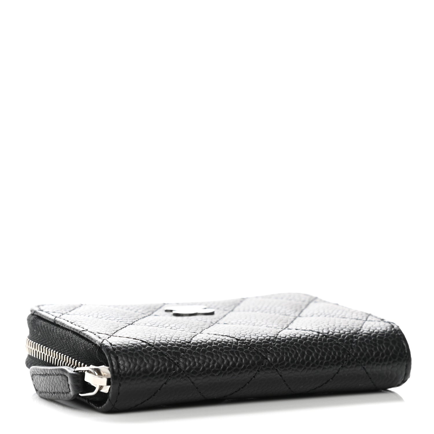 Chanel Caviar Quilted Classic Zipped Coin Purse Black 4 of 8