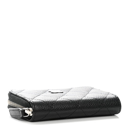 Chanel Caviar Quilted Classic Zipped Coin Purse Black 4 of 8