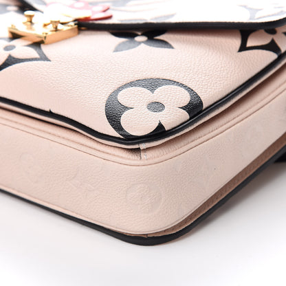 Louis Vuitton Empreinte Monogram Giant Crafty Pochette Metis Creme Black 7 of 8