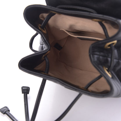 Gucci Calfskin Matelasse GG Marmont Flap Backpack Black 4 of 9