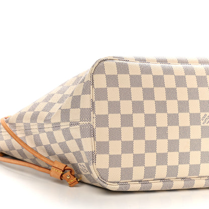 Louis Vuitton Damier Azur Neo Neverfull MM Rose Ballerine 9 of 12