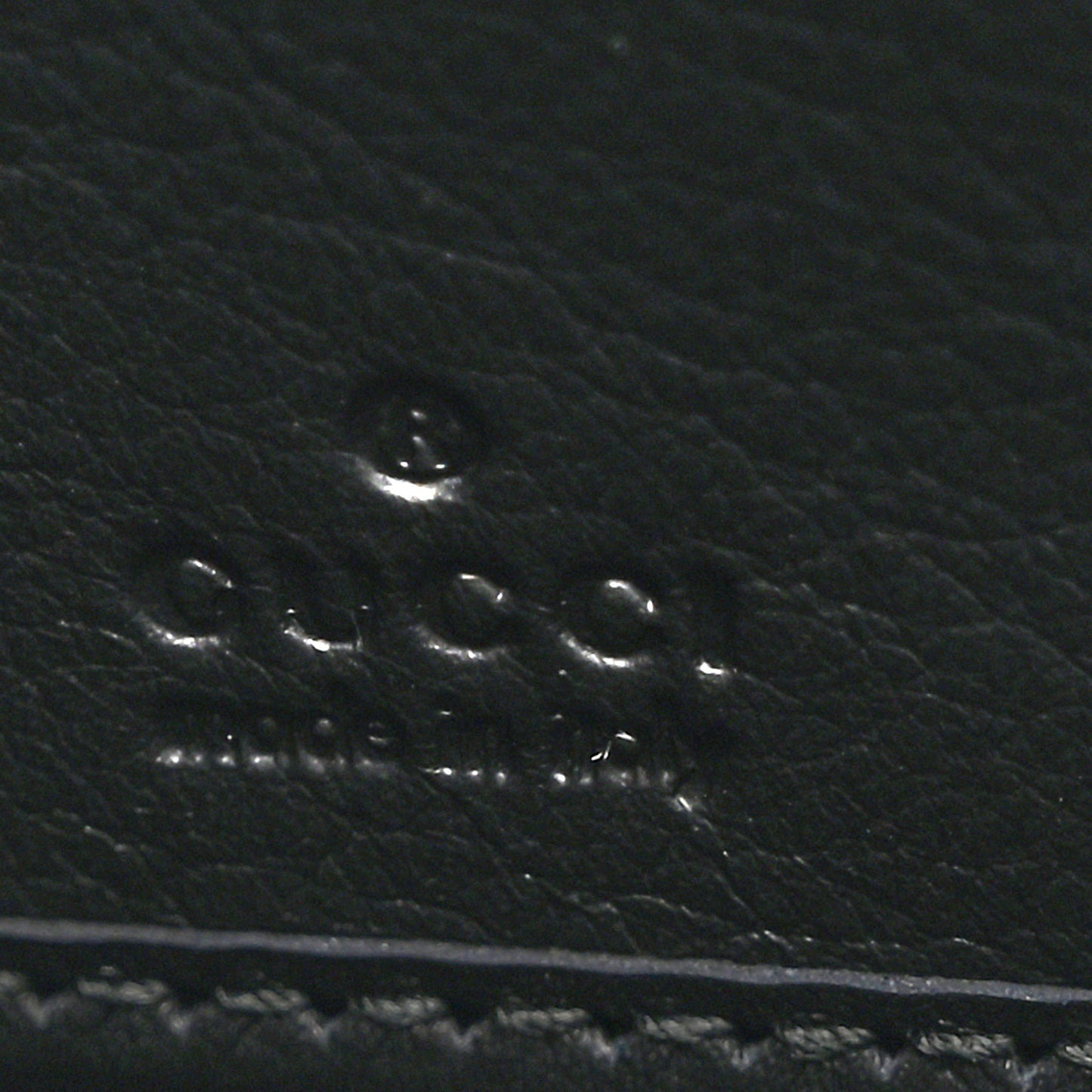 GG Supreme Monogram Arabesque Zip Around Wallet Black