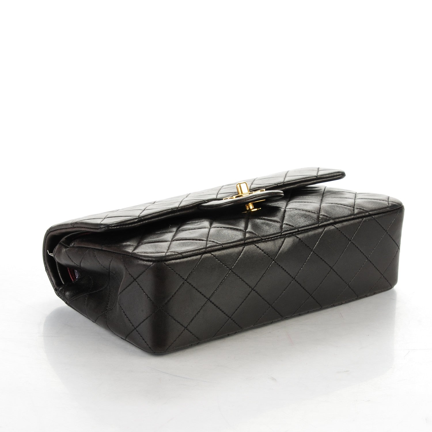 Chanel Lambskin Quilted Small Double Flap Black 4 of 8