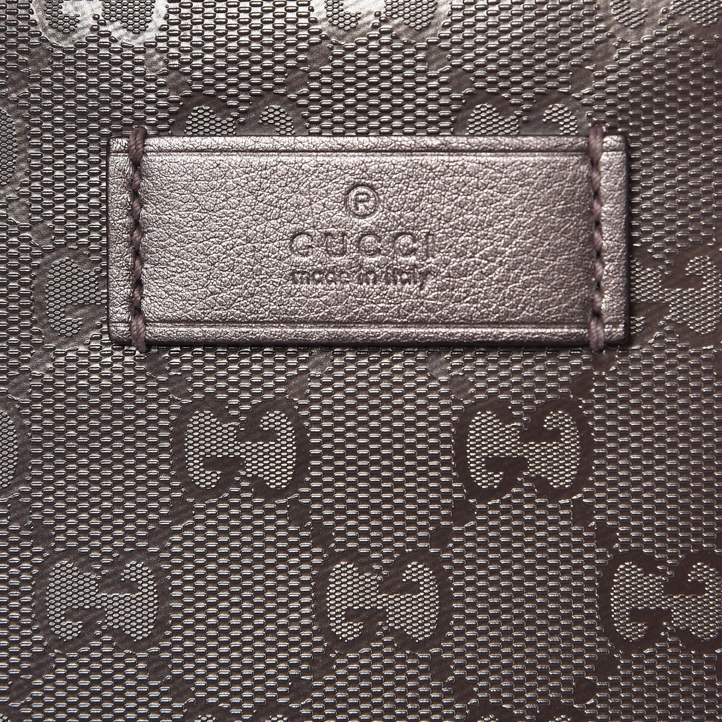 Imprime Monogram Medium Zippered Shopping Tote Pewter