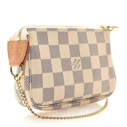 Louis Vuitton Damier Azur Mini Pochette Accessories 2 of 9