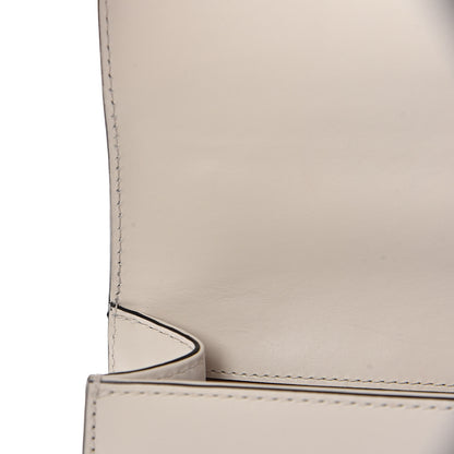 Gucci Calfskin Mini Sylvie Chain Shoulder Bag White 8 of 14