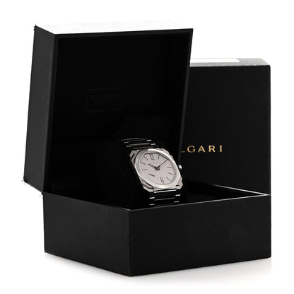 Bulgari Stainless Steel 40mm Octo Finissimo Automatic Watch Silver 5 of 5