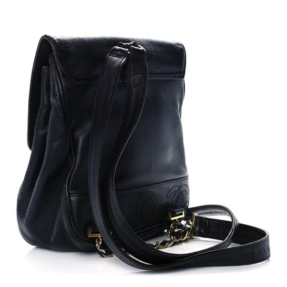 Chanel Caviar CC Backpack Black 3 of 12