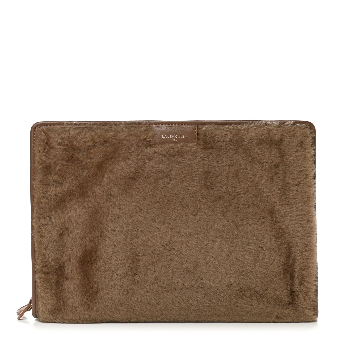 Shearling Bazar Pouch Beige