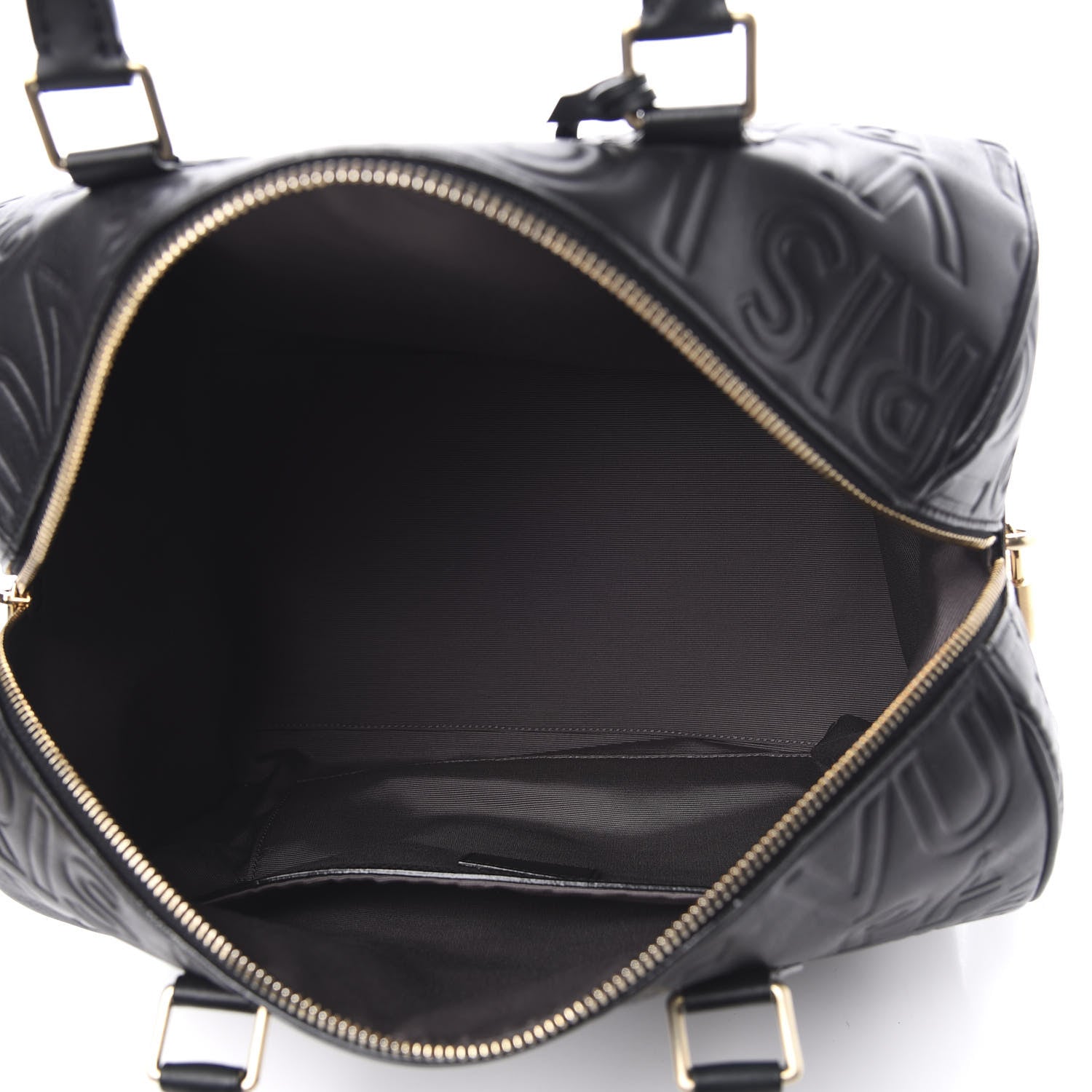 Louis Vuitton Calfskin Embossed Speedy Cube 30 Black 5 of 10