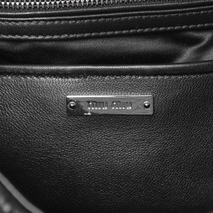 Miu Miu Nappa Matelasse Flap Black 6 of 8