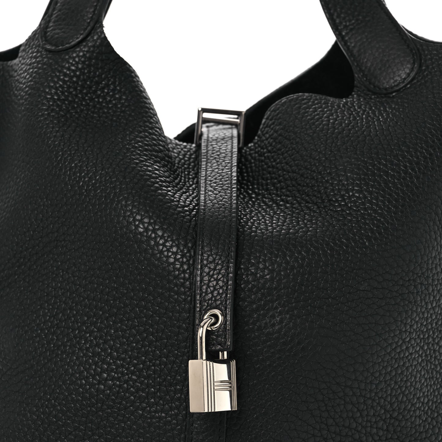 Taurillon Clemence Picotin Lock 22 MM Black