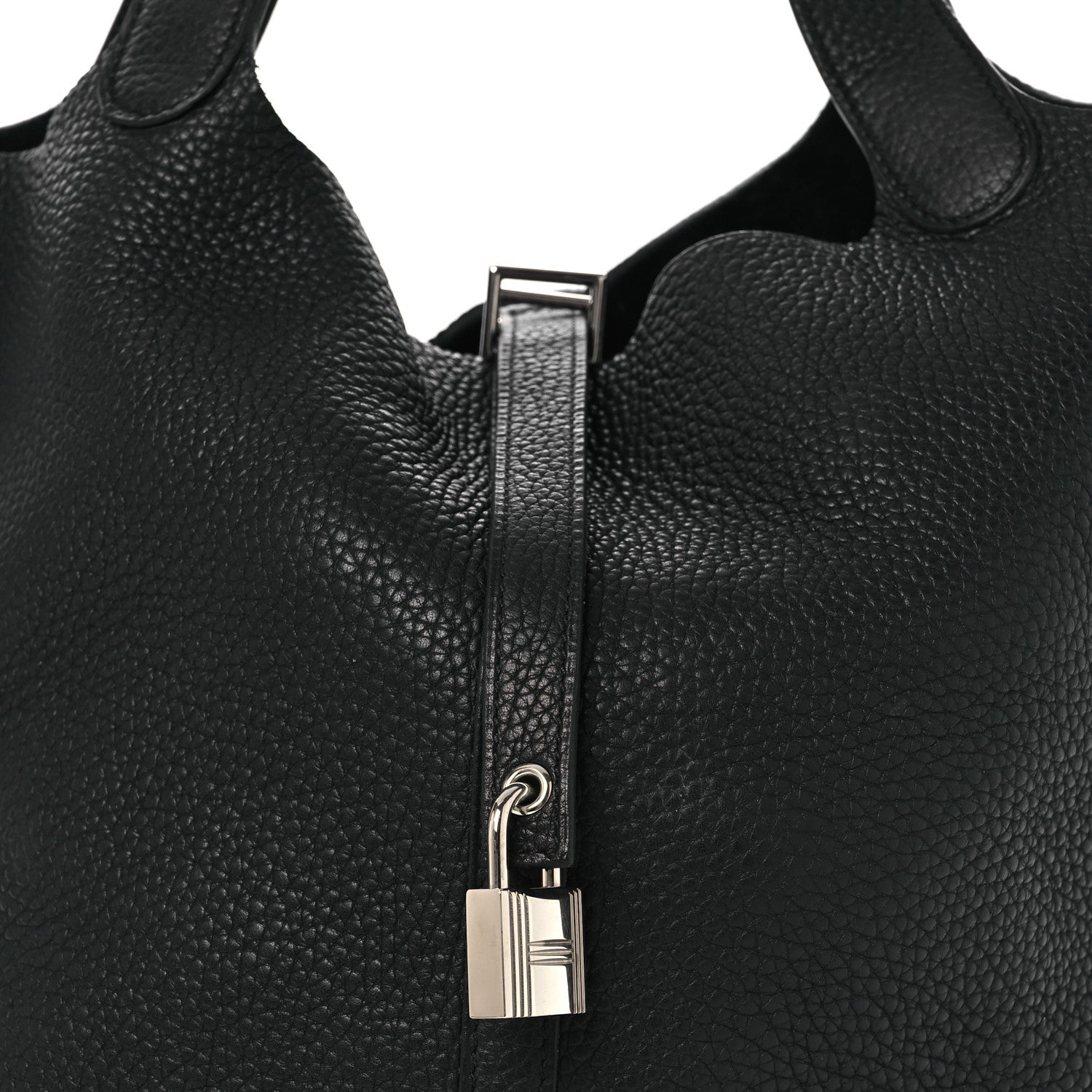 Hermes Taurillon Clemence Picotin Lock 22 MM Black 8 of 12