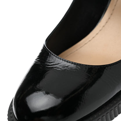 Christian Dior Crinkled Calfskin D-Doll 55mm Pumps 37.5 Black 9 of 9