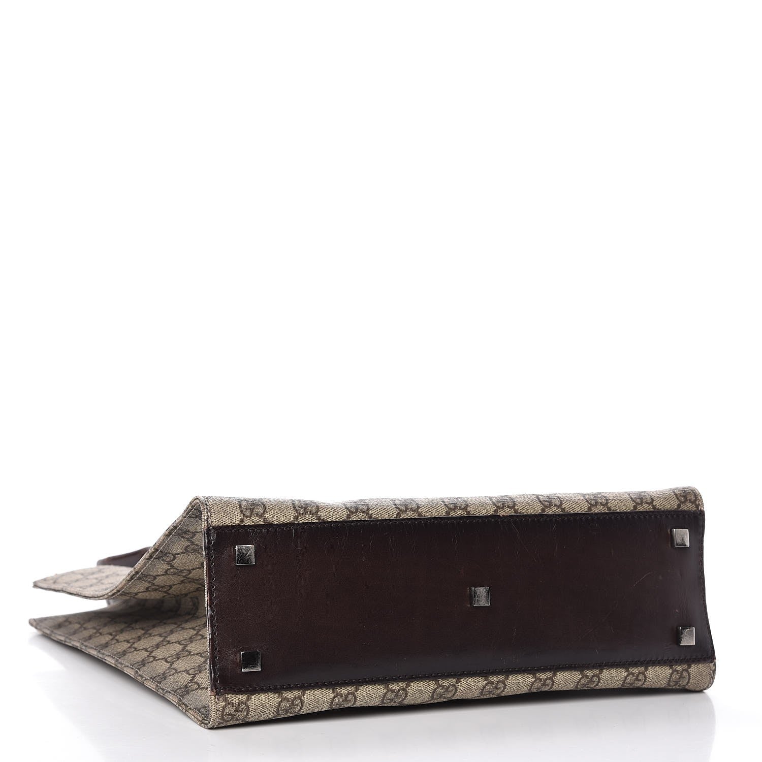 Gucci GG Plus Monogram Small Vertical Tote Dark Brown 4 of 15